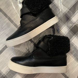 Freshly Picked Sherpa Leather Toddler Boots